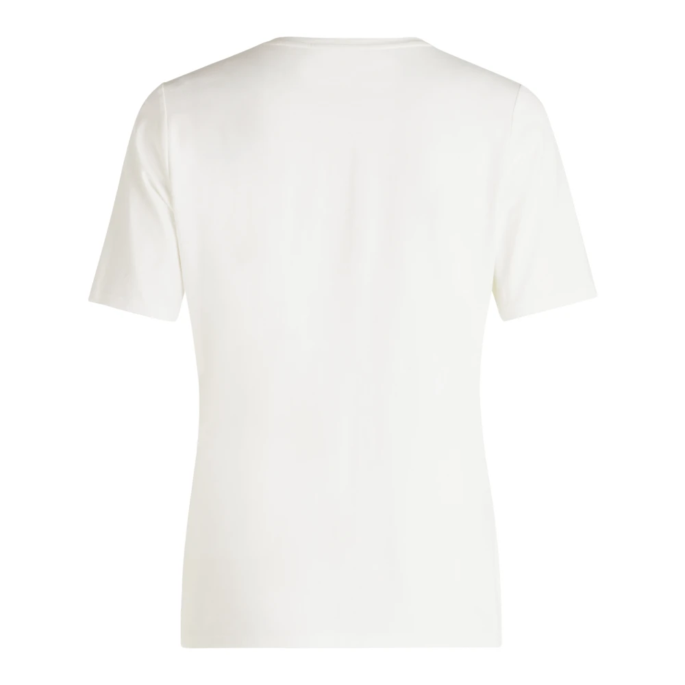 Betty Barclay Glitterend Basic Shirt met Plaatsingsontwerp Beige Dames