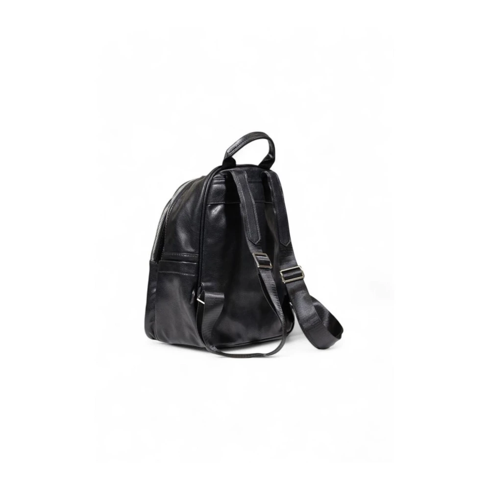 Replay Zwarte Polyester Rugzak met Meerdere Compartimenten Black Dames