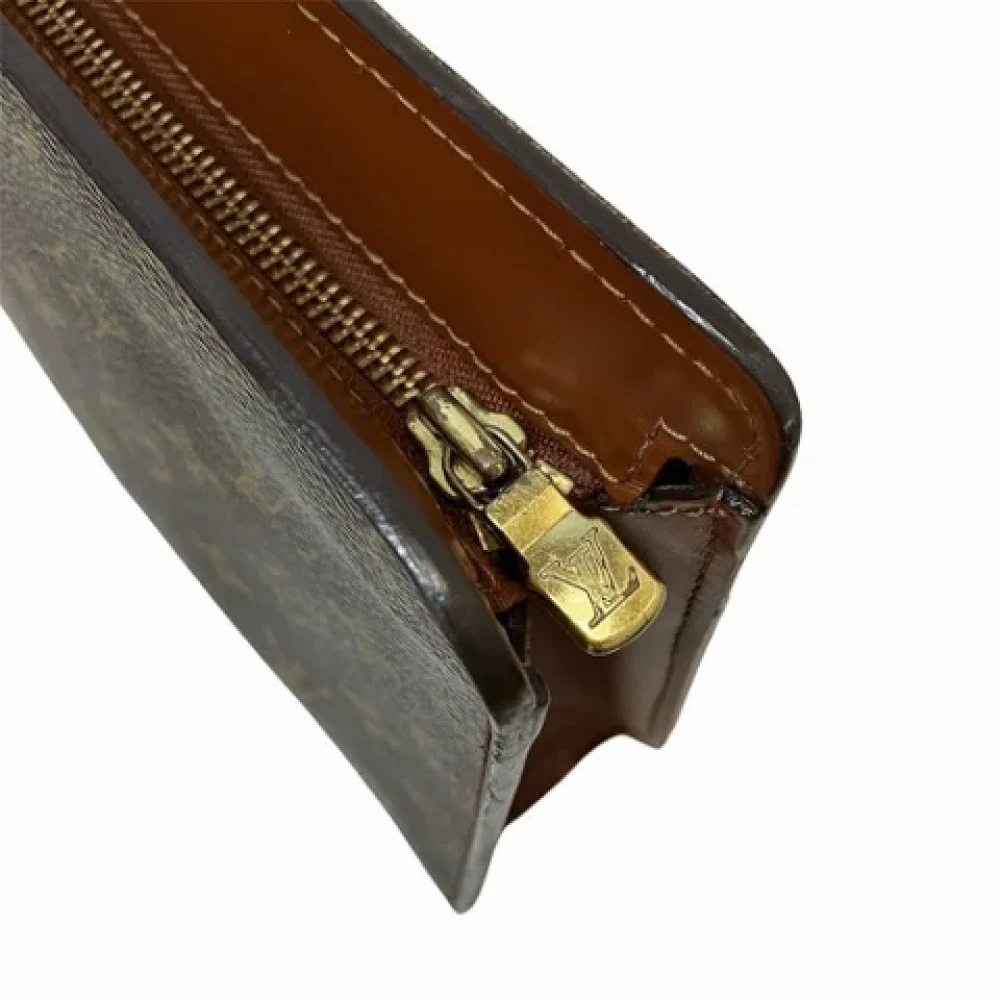 Louis Vuitton Vintage Pre-owned Canvas clutches Brown Heren