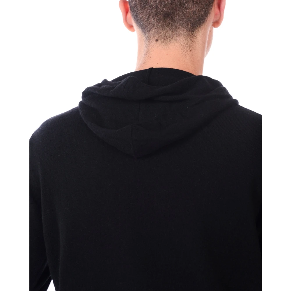 Daniele Alessandrini Capuchontrui Pullover Black Heren