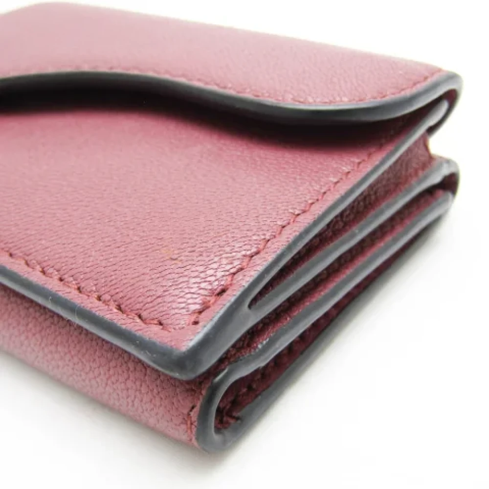 Dior Vintage Pre-owned Leather wallets Pink Dames