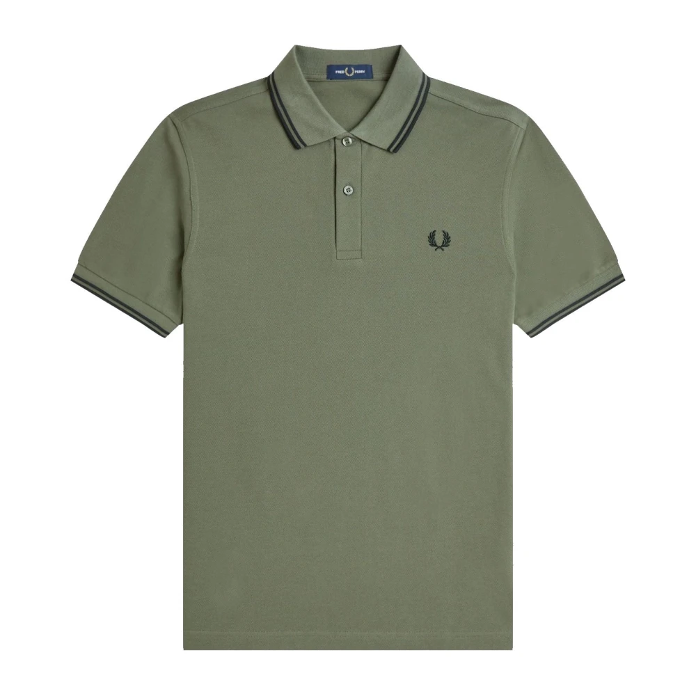 Fred Perry Vert Polo Twin Tipped Modern - Image 3