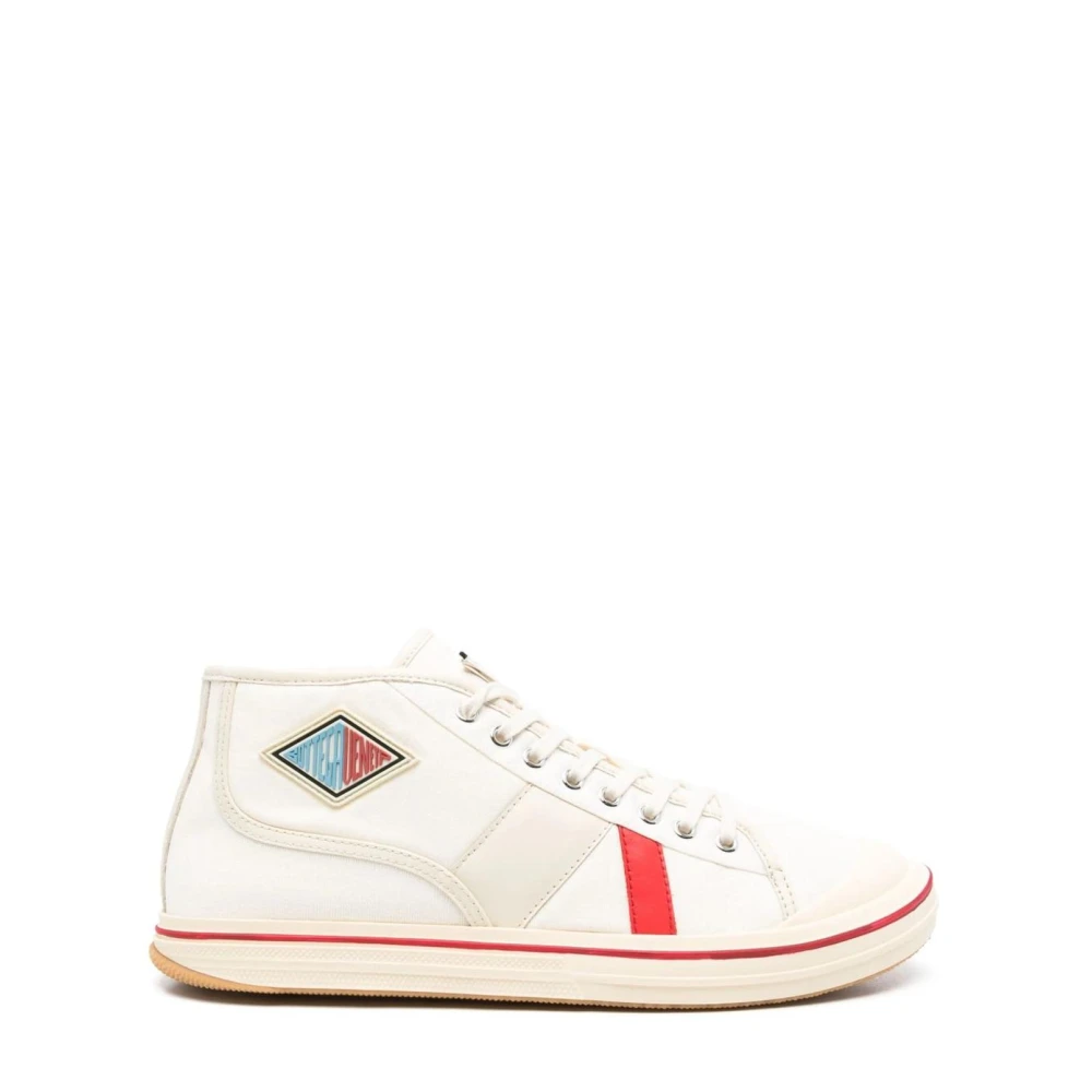 Bottega Veneta High-Top Canvas Sneakers Heren Schoenen Wit