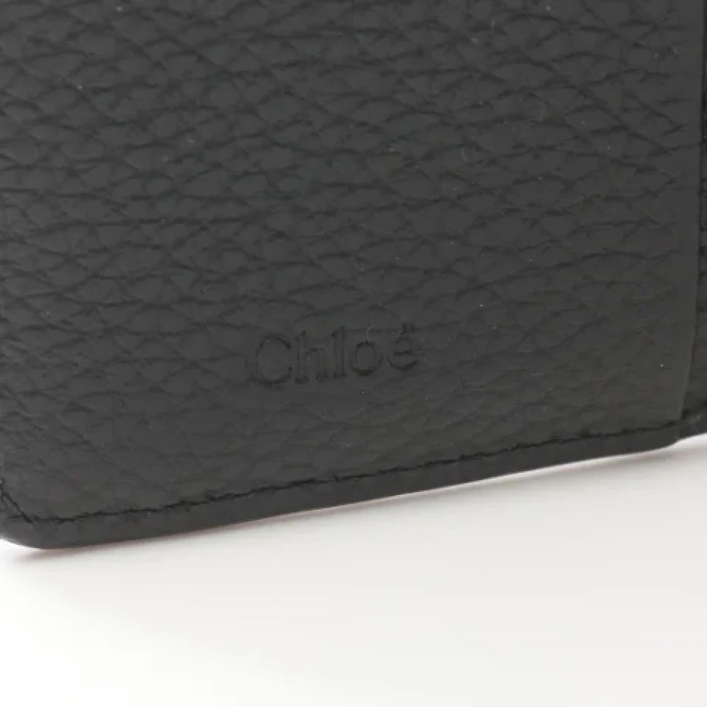 Chloé Pre-owned Leather wallets Black Dames
