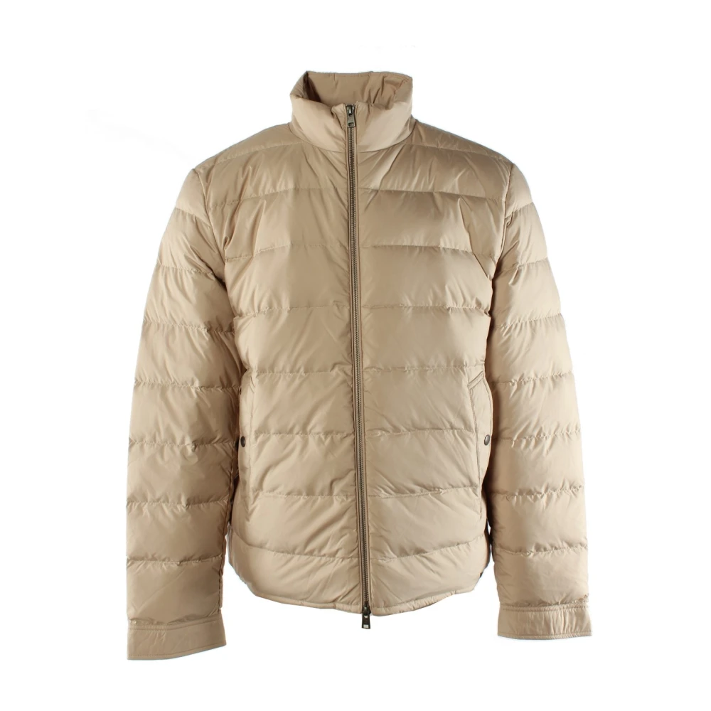Woolrich Beige Herenjas Microfiber Beige Heren