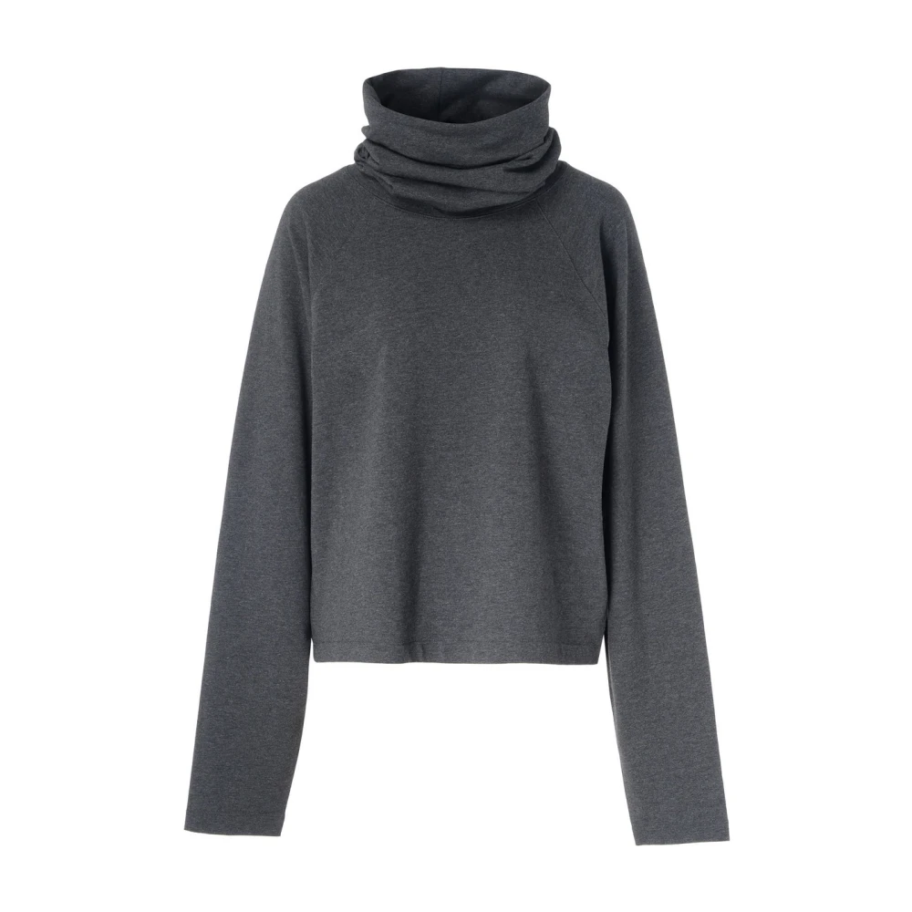 Norma Kamali Grijze Raglanmouw Oversized Top Gray Dames