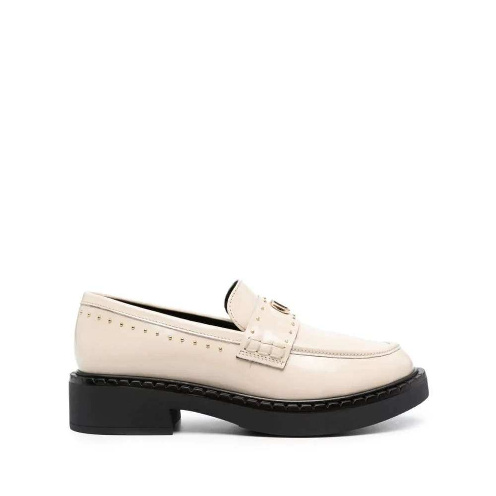 Twinset Leren Loafers met Studs