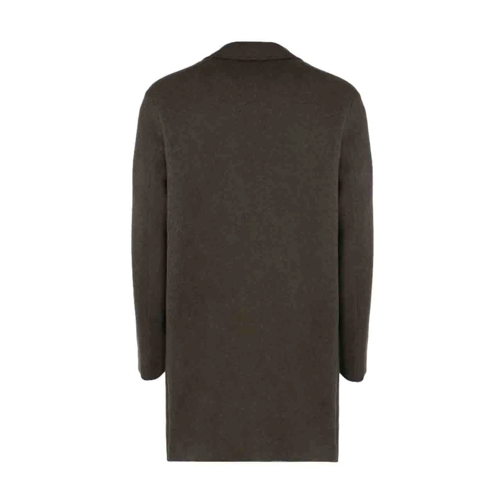 Hugo Boss Groene wollen jas Stijlvol en warm Green Heren