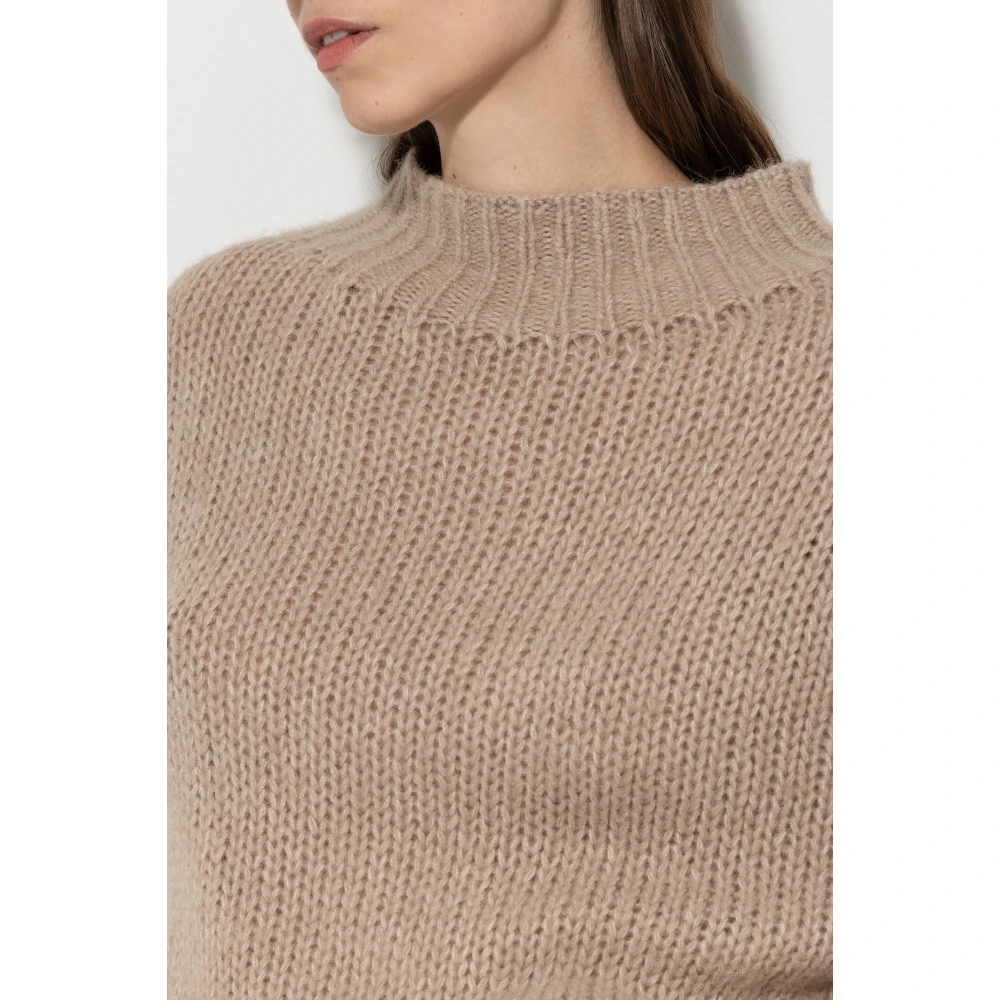 LUISA CERANO Glitterstone Pullover Brown Dames