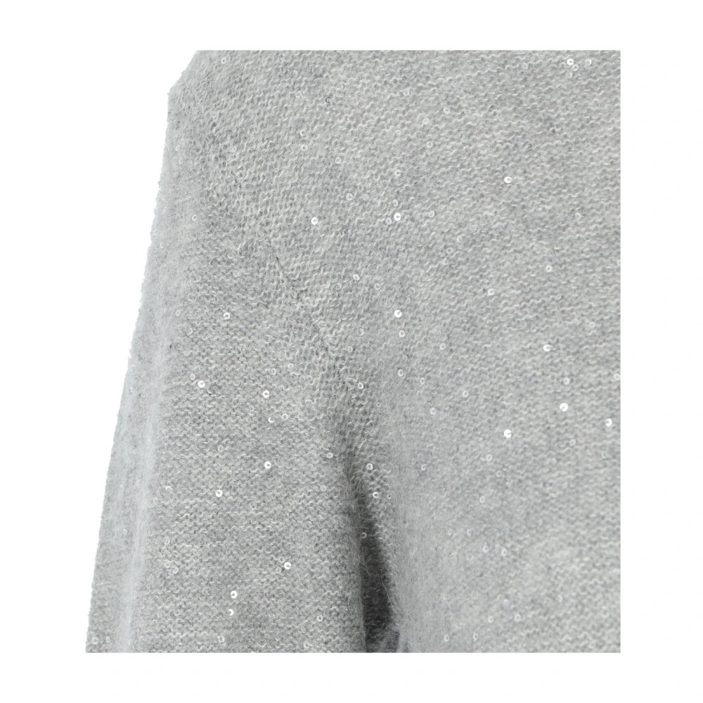 Fabiana Filippi Comfortabele Turtleneck Trui Gray Dames