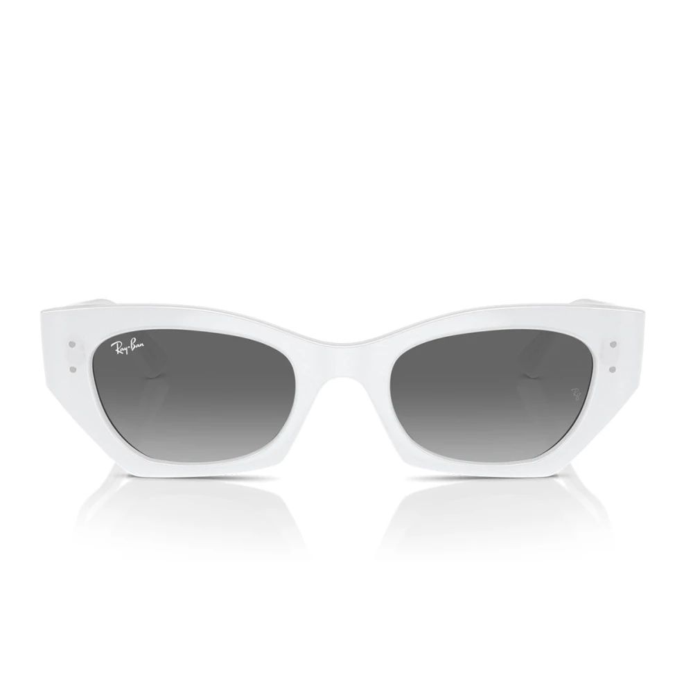 Ray-Ban Unisex White Sunglasses, 49 Mm, Zena Rb4430 Sunglasses