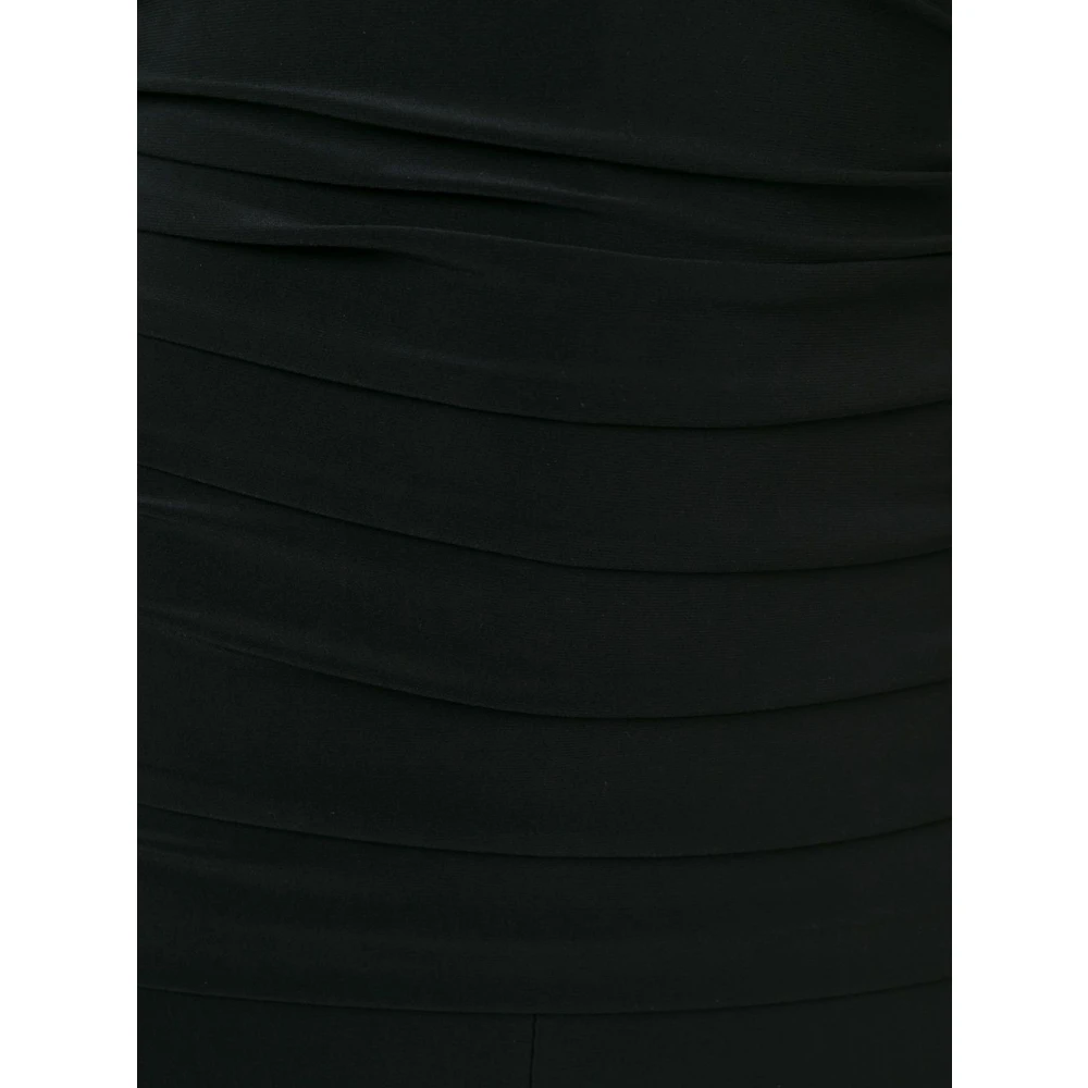 Norma Kamali Zwarte Mouwloze Jumpsuit Black Dames