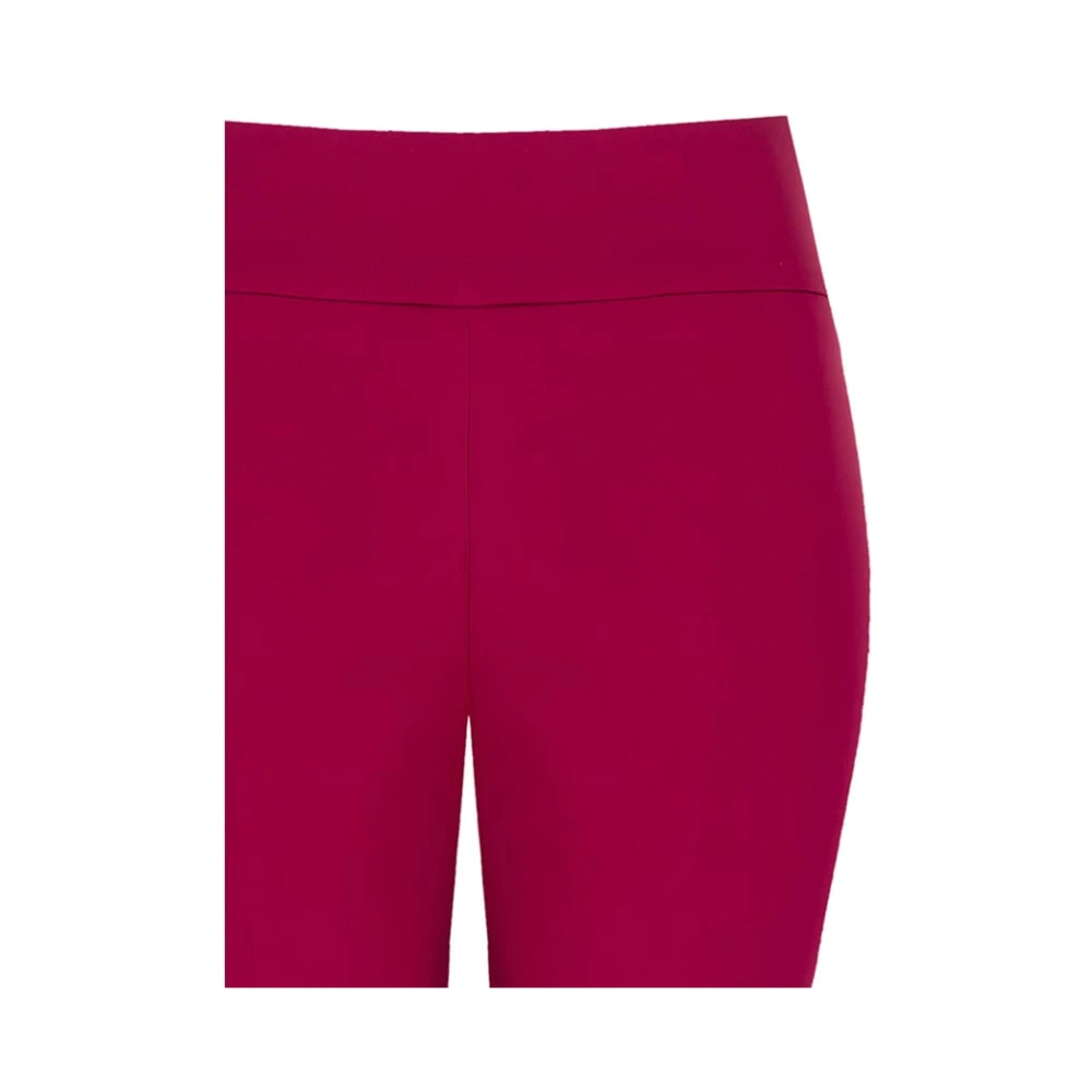 RINASCIMENTO Hoge taille technische stof broek Red Dames