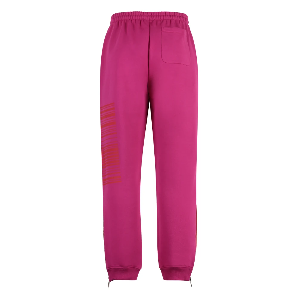Vetements Contrasterende logo track-pants met rits Multicolor Heren
