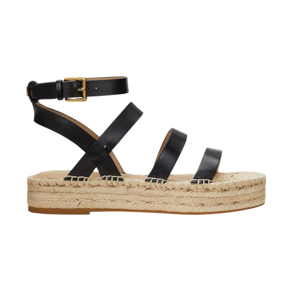 Ralph Lauren Women's Black Upper: 100% Cow Leather / Sole: 100% Rubber / Lining: 100% Sheep Leather