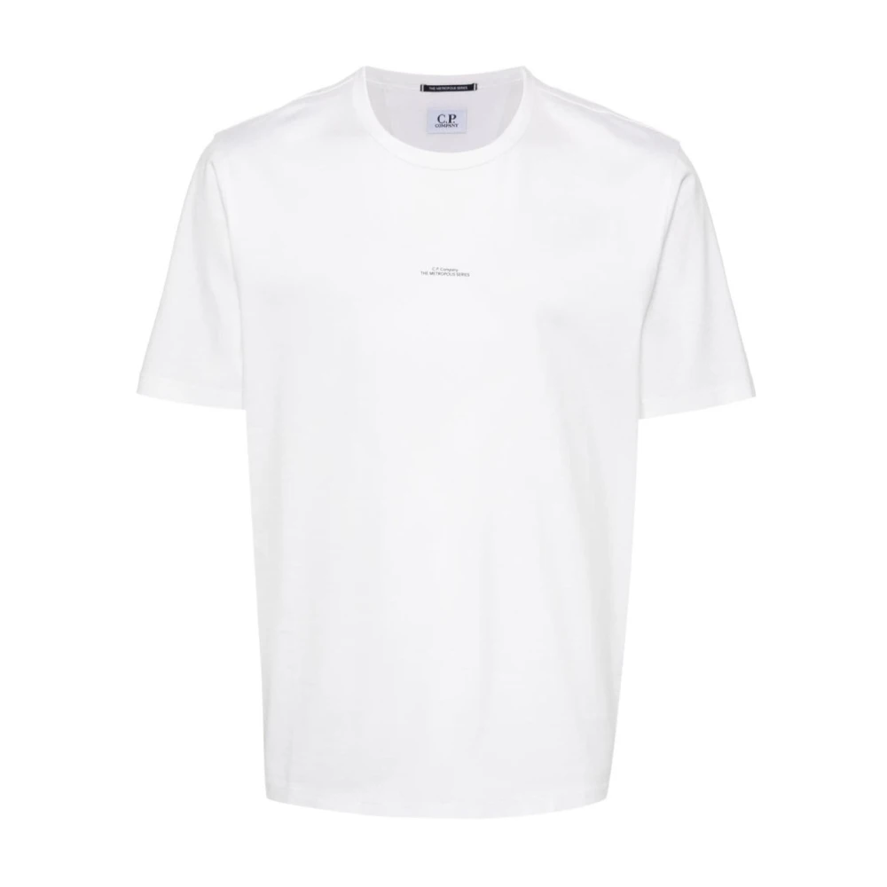 C.P. Company Logo T-Shirt 101 White Heren