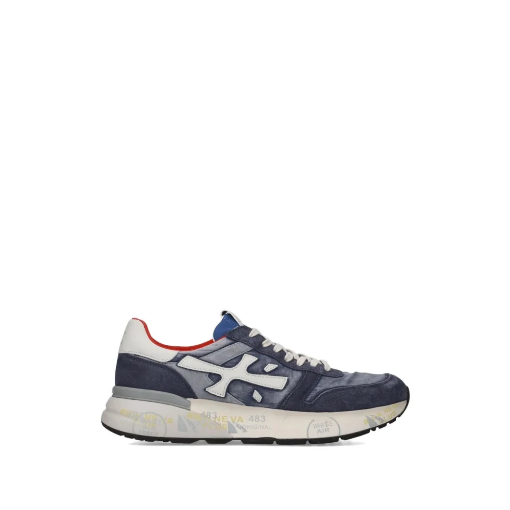 Premiata Men's Blue Sneakers, 8 Uk, Mick Trainers