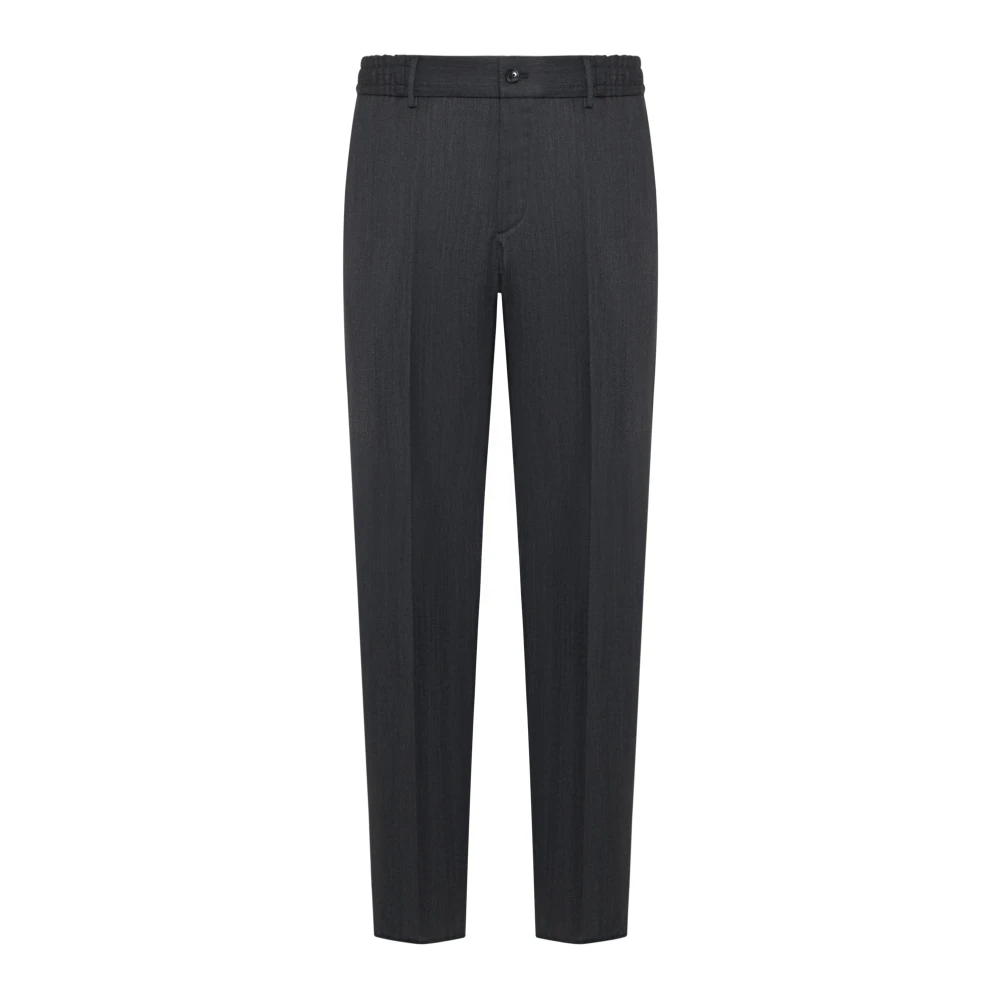 Tagliatore Antracietgrijze Wollen Broek Gray Heren