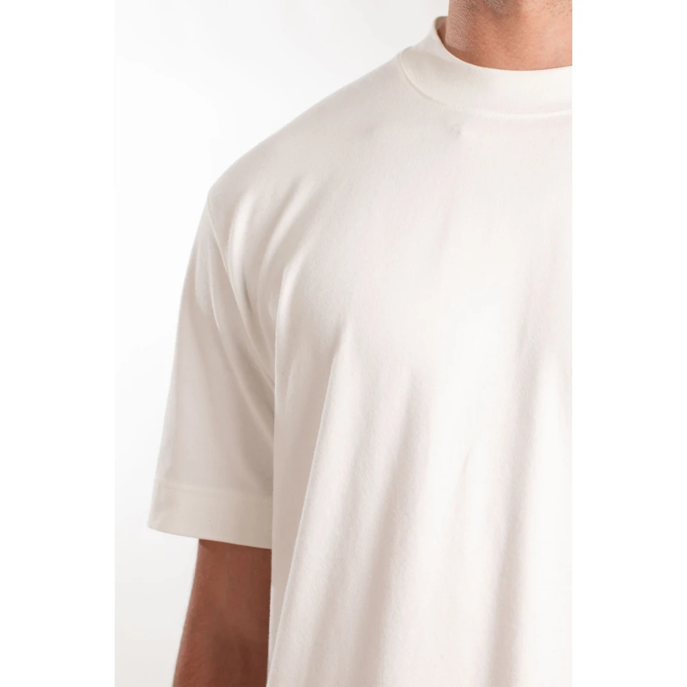 Circolo 1901 Zachte Cashmere Jersey Tee Brown Heren