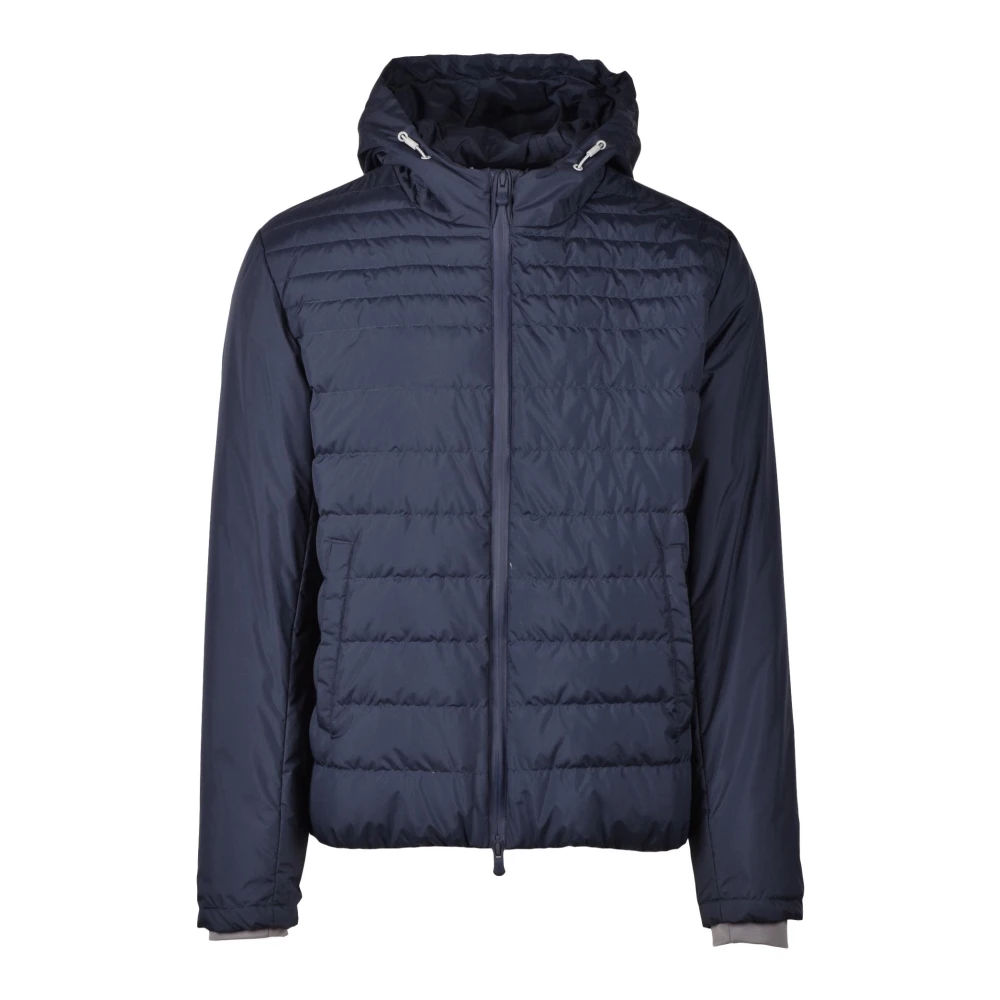People of Shibuya Piumino Jas 100% Polyester Lichtgewicht Blue Heren