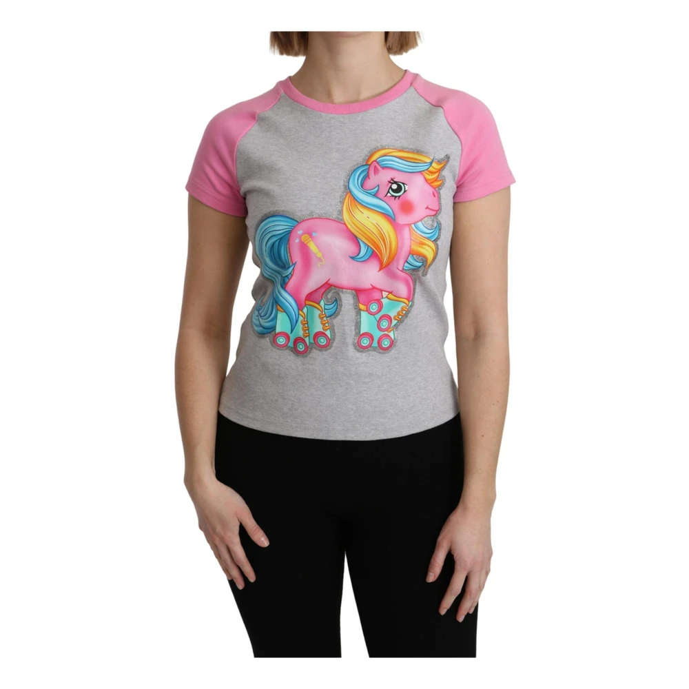 Moschino My Little Pony Crew Neck T-shirt Gray, Dam