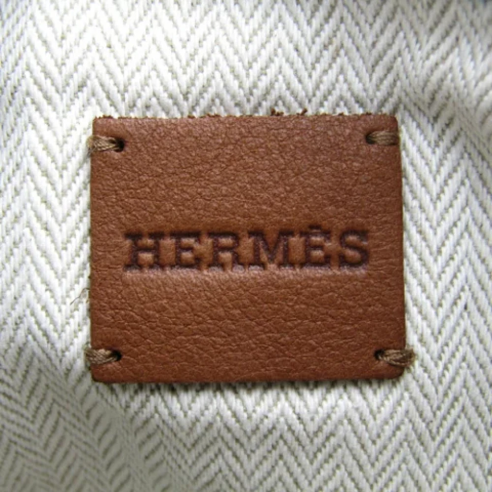 Hermès Vintage Pre-owned Cotton pouches Blue Dames