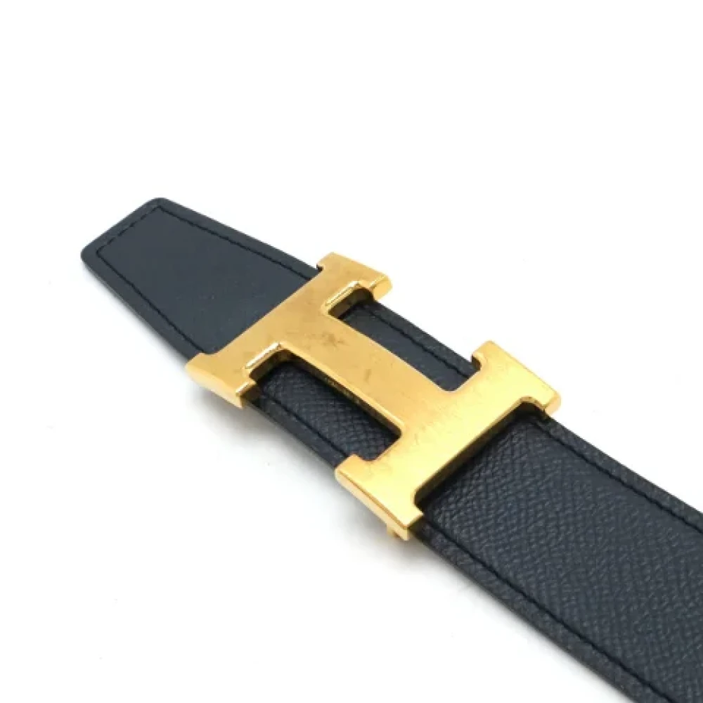 Hermès Vintage Pre-owned Leather belts Blue Dames