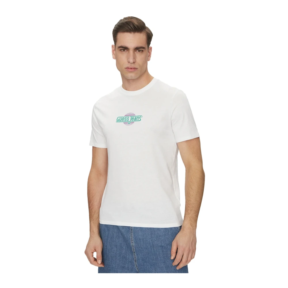 Guess - Tops > T-Shirts - White - Guess - Modalova