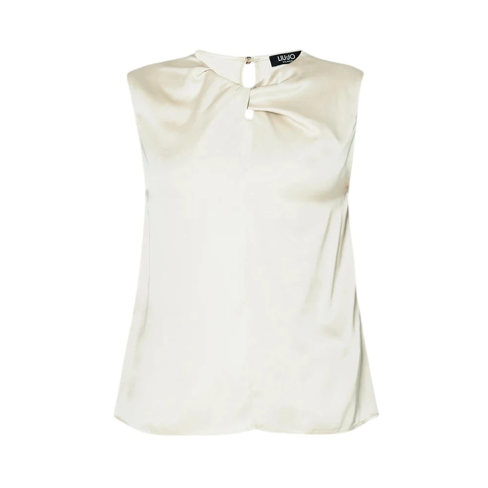 Liu Jo Donna Bianco Top, Xl, New,
