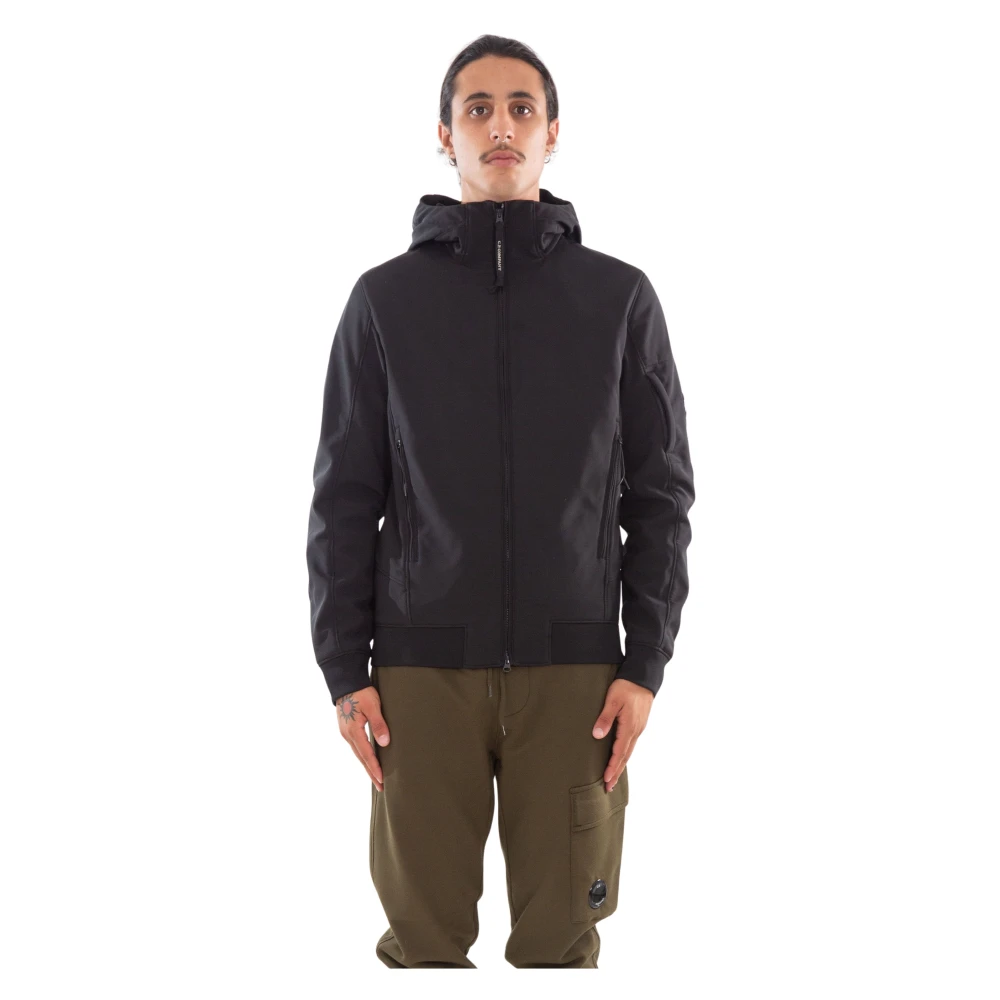 C.P. Company Shell-R Hooded Jacket in 999 Black Heren