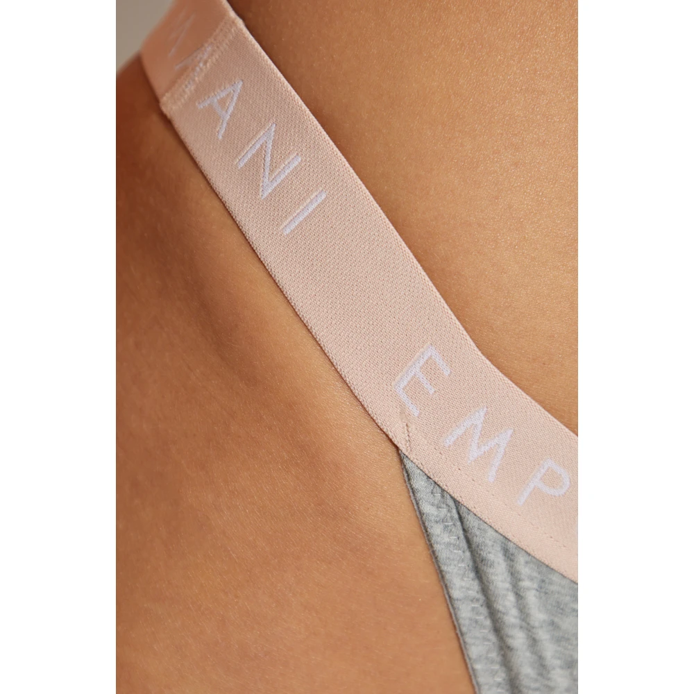 Emporio Armani Twee-Pack Strings Gray Dames