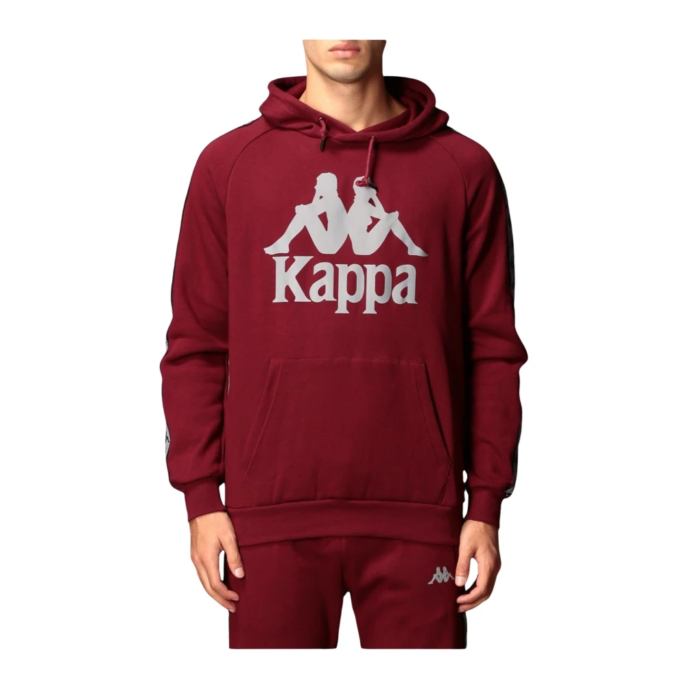 Kappa Hoodie Red Heren