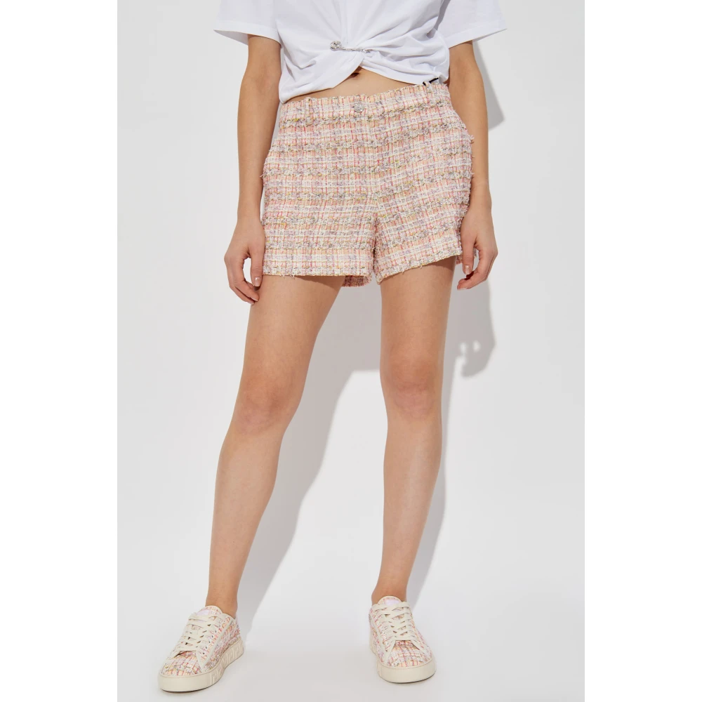 Versace Tweed shorts met lurex draad Multicolor Dames