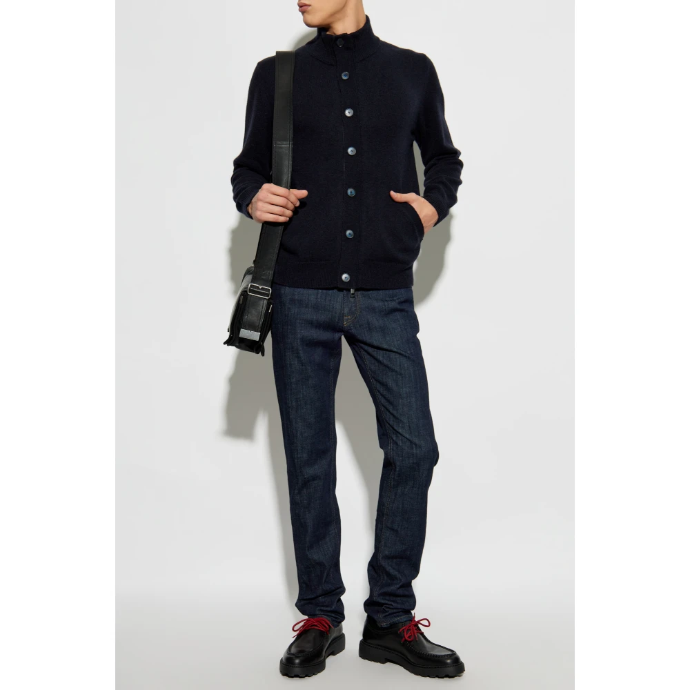 Brioni Jeans met licht toelopende pijpen Blue Heren