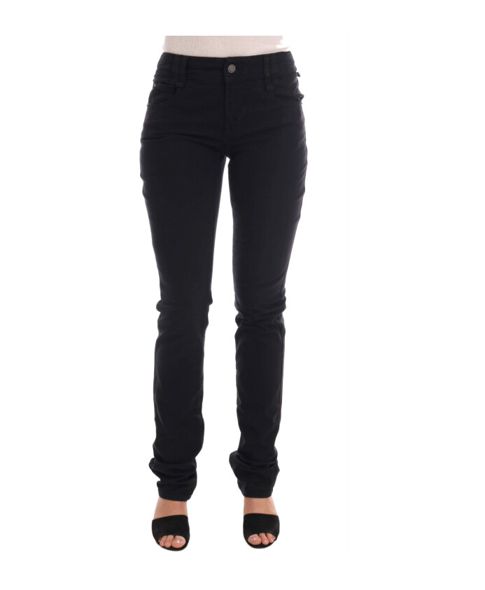 chique-zwarte-regular-fit-denim-jeans