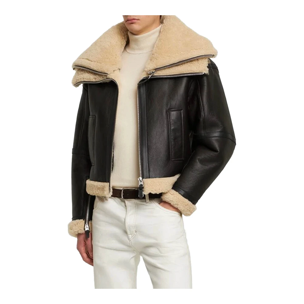 Mackage Shearling Jas Brown Heren