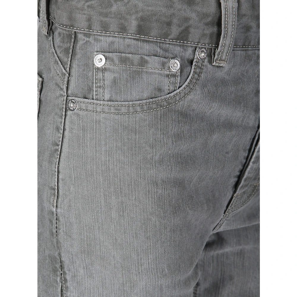Our Legacy Rechte Katoenen Jeans met Zichtbare Stiksels Gray Dames