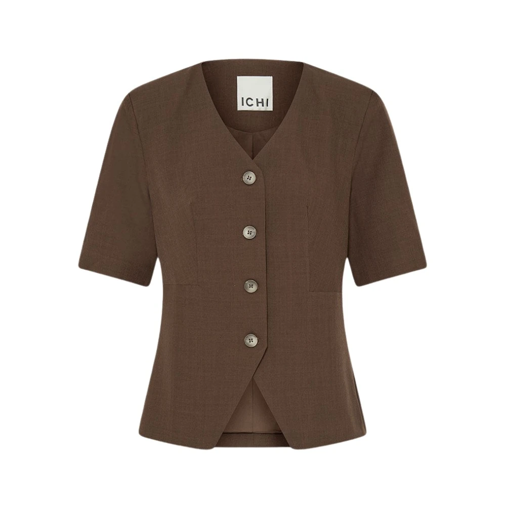 Ichi Donna Marron Camicetta Da Fava - Immagine 3