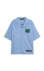 chemise-a-rayures-popeline-bleu-imprime-graphique