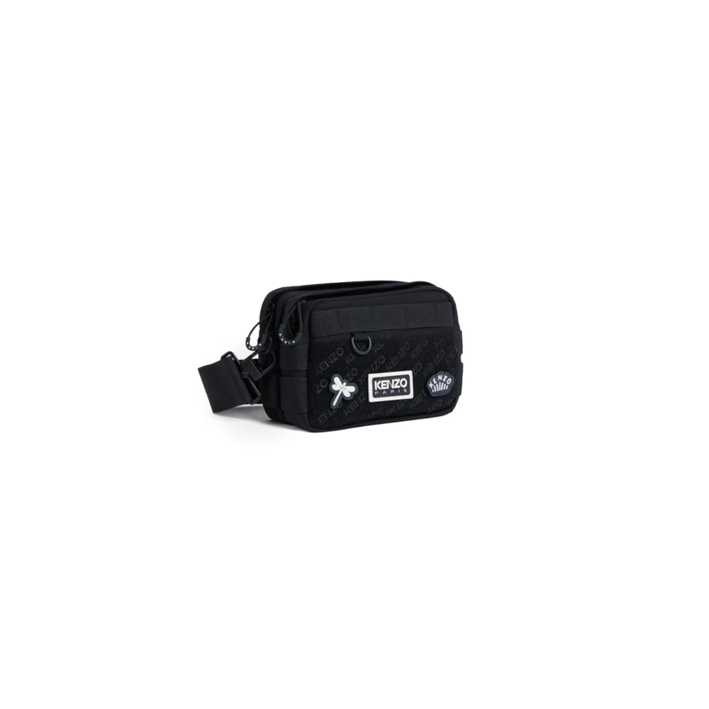 Kenzo Jungle Nylon Schoudertas Black Heren