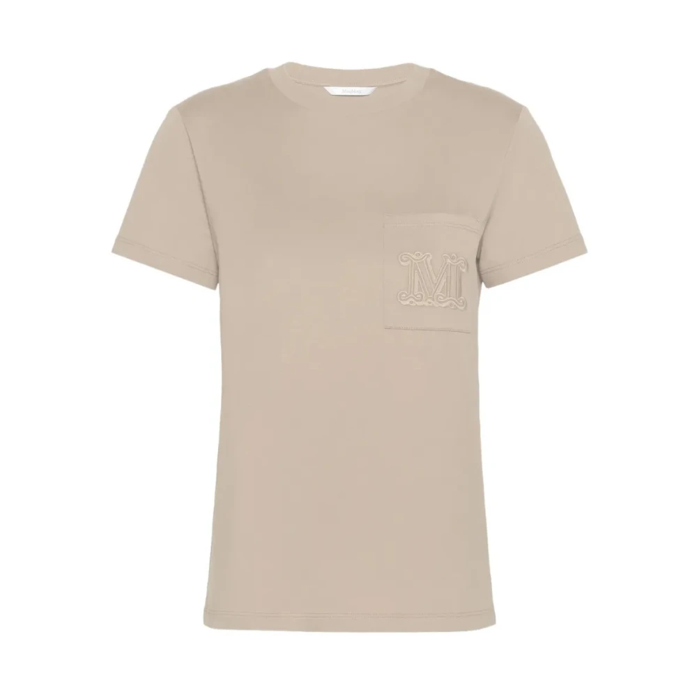 Max Mara , T-Shirts, Female, Gray, M, Papaia Body Top