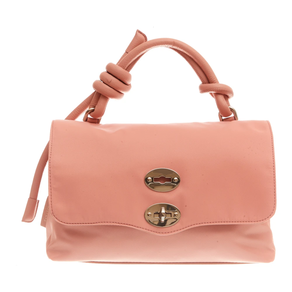 Zanellato Roze Bloemen Tokyo Post Tas Pink Dames