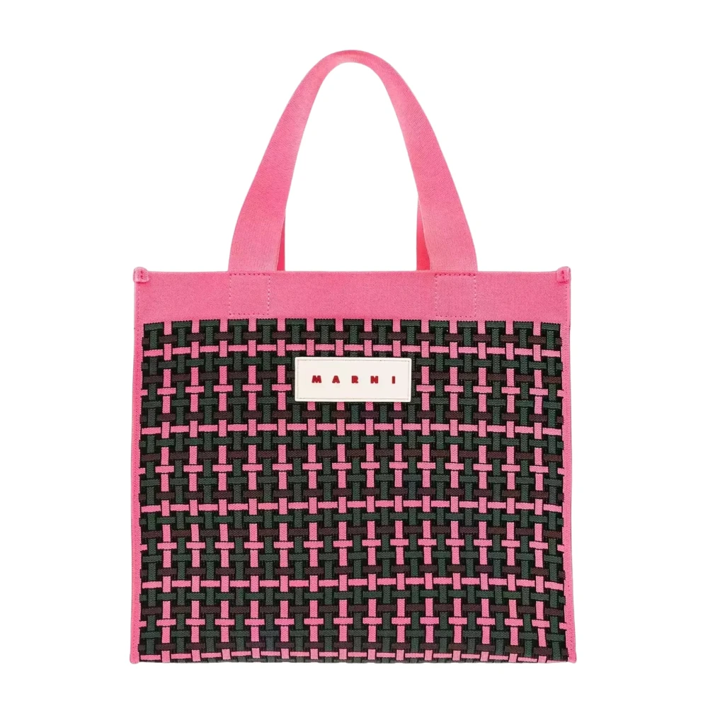 Rosa Jacquard Stor Shopper Bag