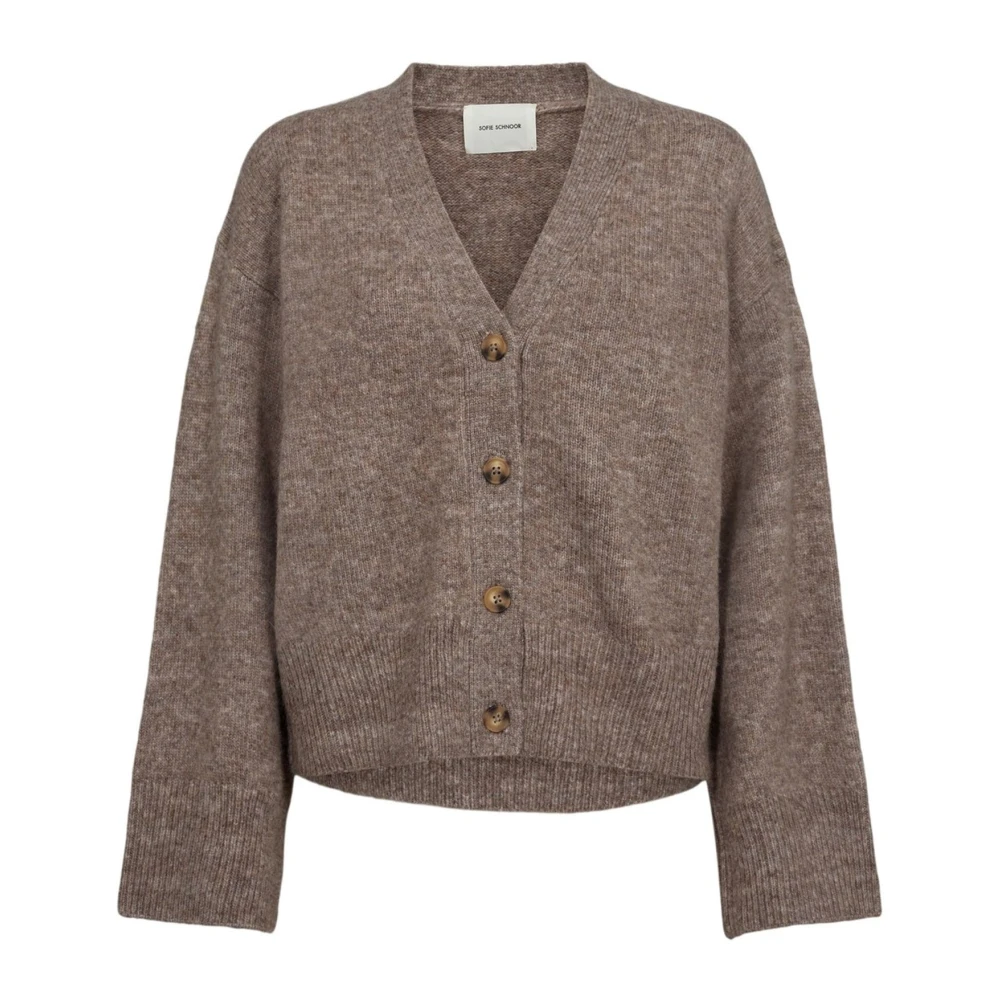Sofie Schnoor Women's Brown Cardigans, L, Cardigans