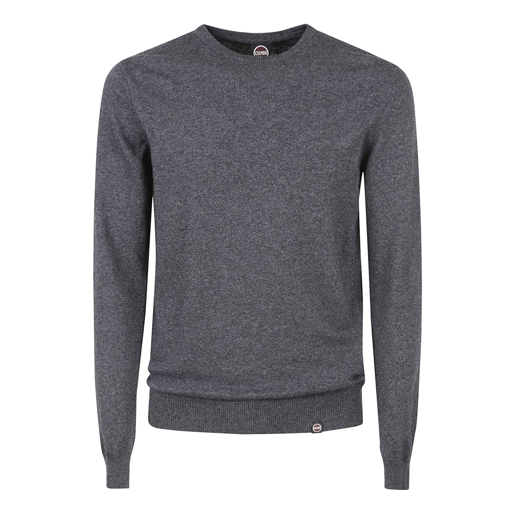 Colmar Grijze Sweaters Wol Girocollo Stijl Gray Heren