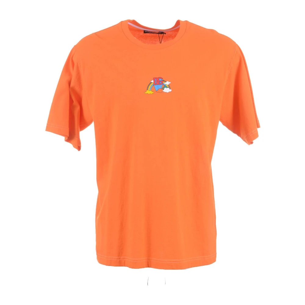 Dolce & Gabbana Heren T-shirt korte mouw Orange Heren