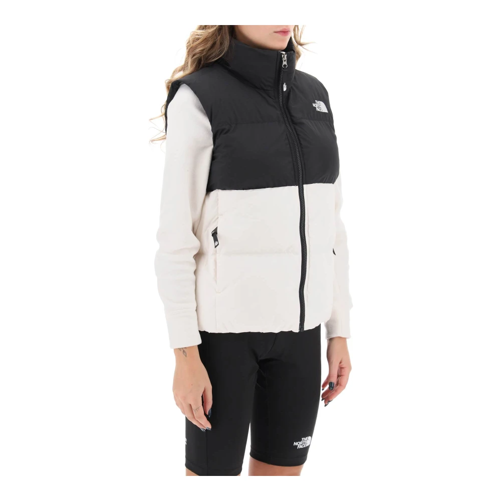 The North Face Gewatteerd Puffer Vest White Dames