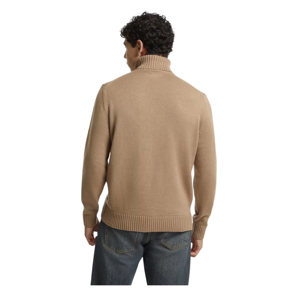 Guess Heren Dolcevita Sweatshirts & Hoodies Beige Heren