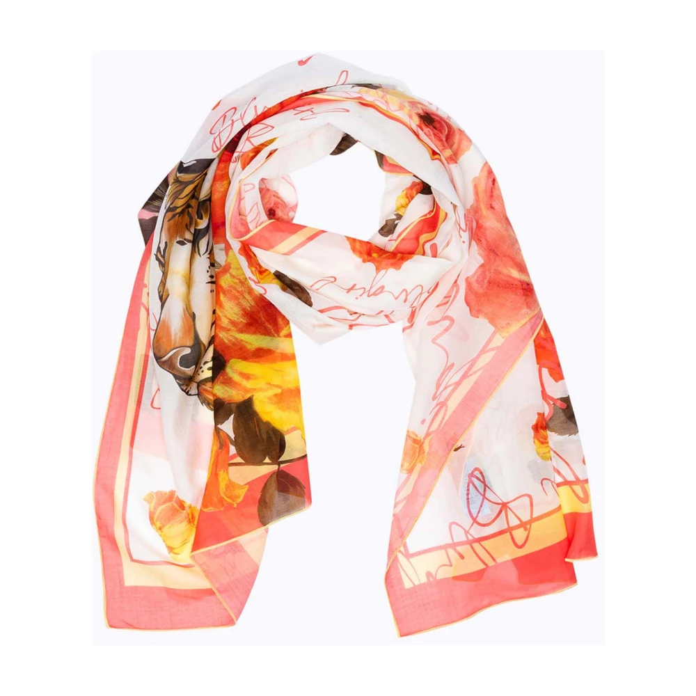 Blugirl Roze Sjaals Collectie Multicolor Dames