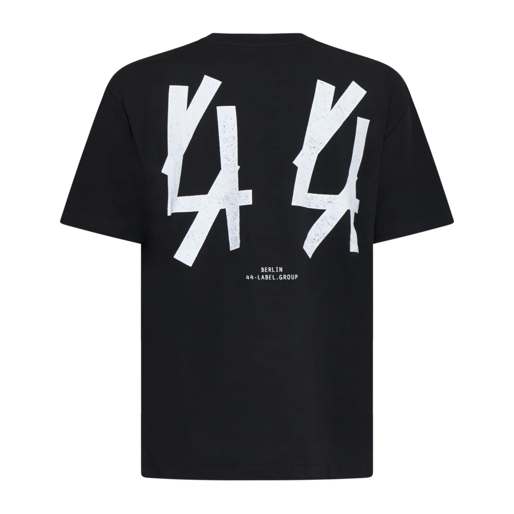 44 Label Group T-shirt met ronde hals Black Heren